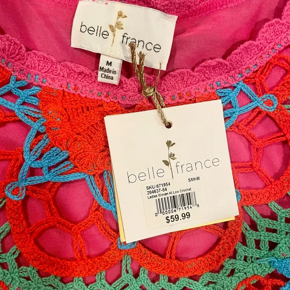 NEW Crochet high-low top - Picture 7 of 9